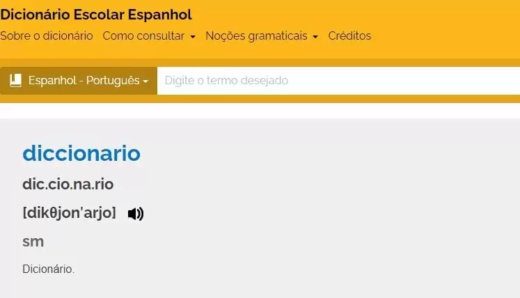 michaelis espanhol