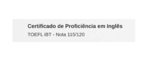 Sem titulo nivel de ingles no curriculum