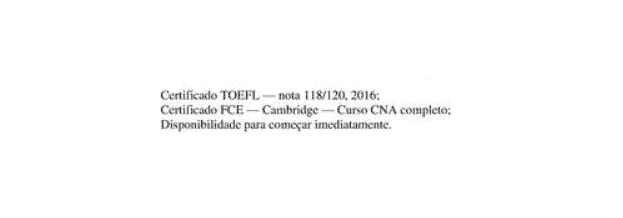 Sem titulo nivel ingles CV